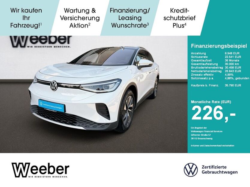 VW ID.4 4.963 km 34.940 € Weil der Stadt 71263
