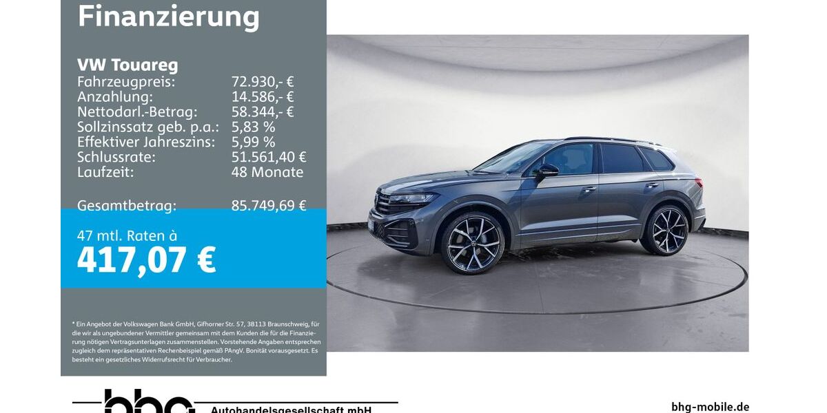 VW Touareg 8.213 km 72.930 &euro; Reutlingen 72770