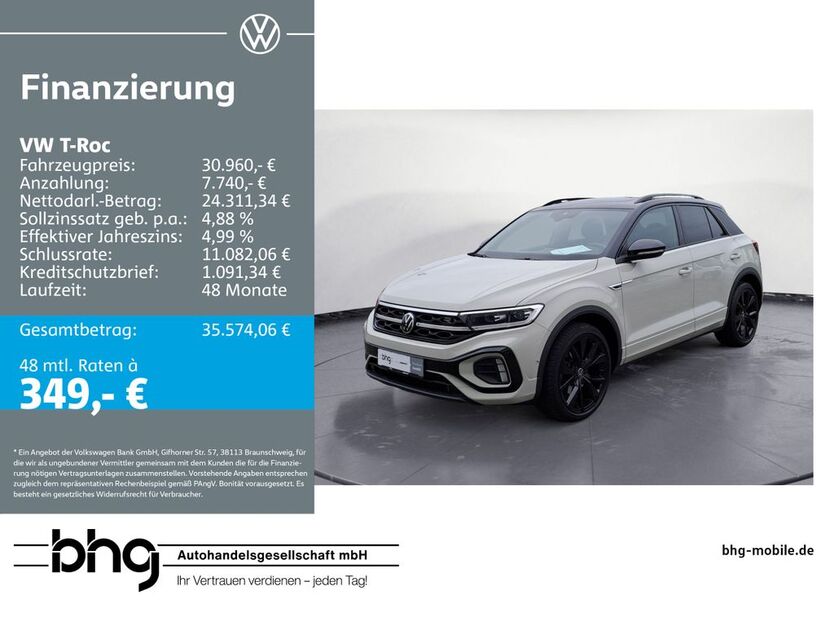 VW T-Roc 38.537 km 30.960 € Reutlingen 72770