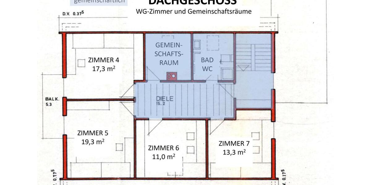 Dachgeschoßwohnung Kusterdingen - 1 Zimmer, 26 m&sup2;, 454&euro; | Angebot:26286467