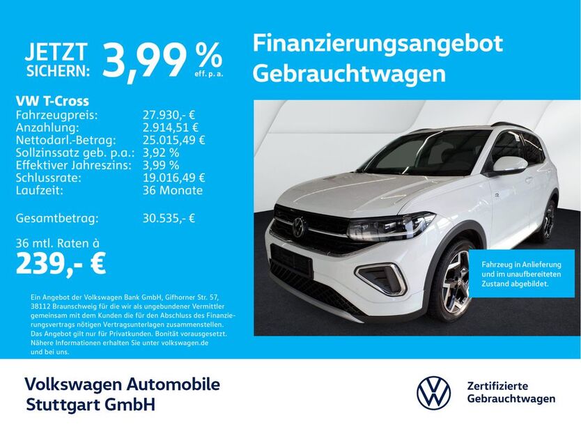 VW T-Cross 25.516 km 27.930 € Stuttgart-Feuerbach 70469