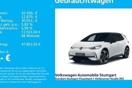 VW ID.3 15.892 km 42.930 &euro; Stuttgart-Feuerbach 70469