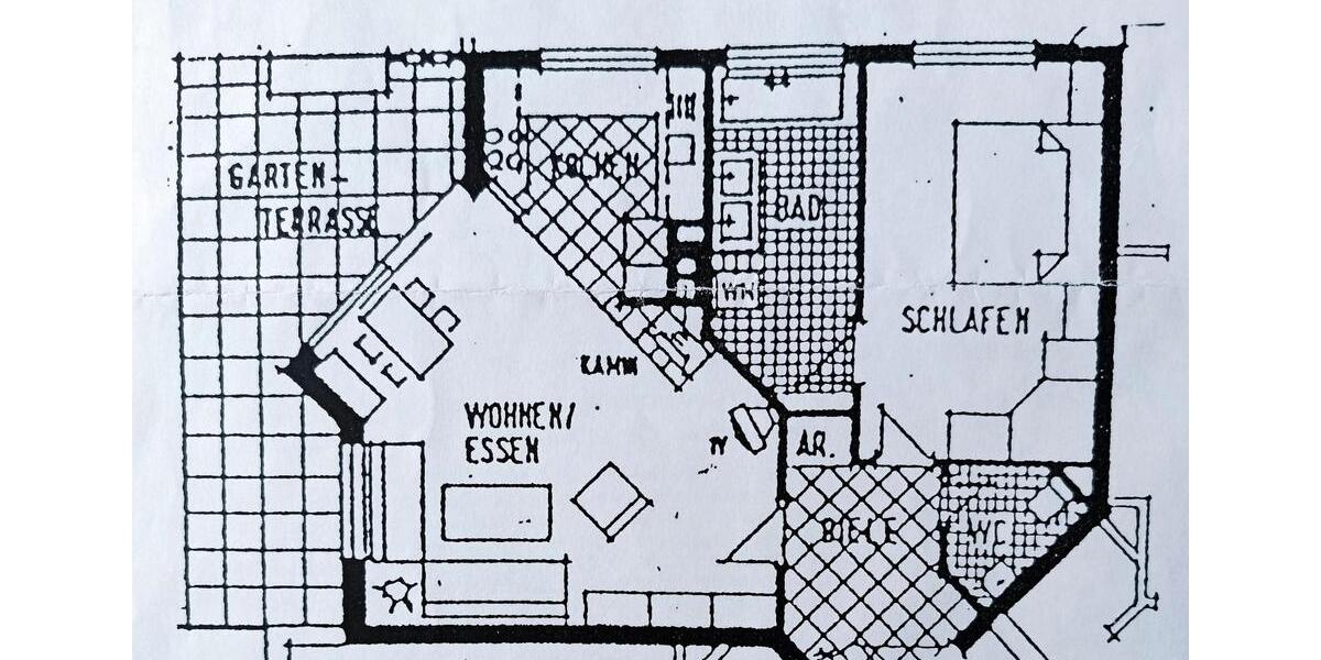 Erdgeschoßwohnung Böblingen Dagersheim - 2 Zimmer, 60 m&sup2;, 232.000&euro; | Angebot:26294389