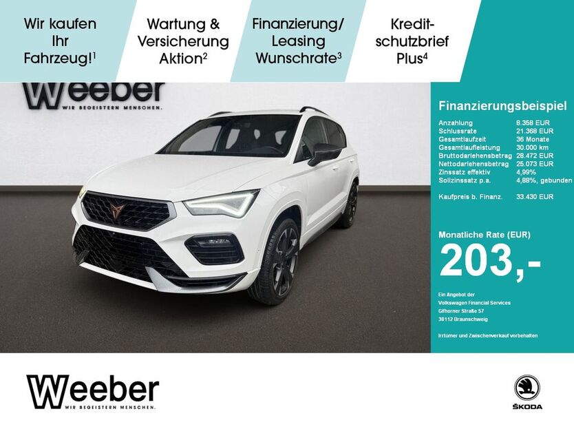 Cupra Ateca 20.400 km 32.790 € Weil der Stadt 71263