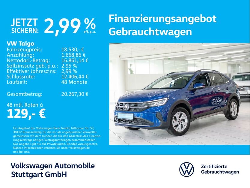VW Taigo 16.131 km 18.530 € Stuttgart-Wangen 70188