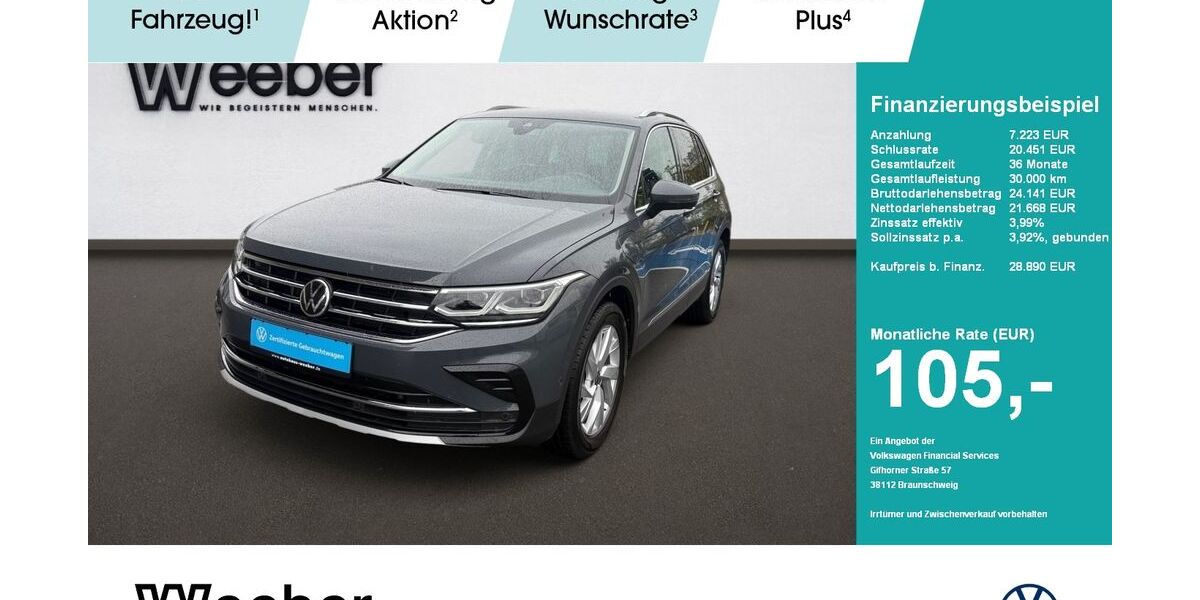 VW Tiguan 32.572 km 28.290 &euro; Weil der Stadt 71263