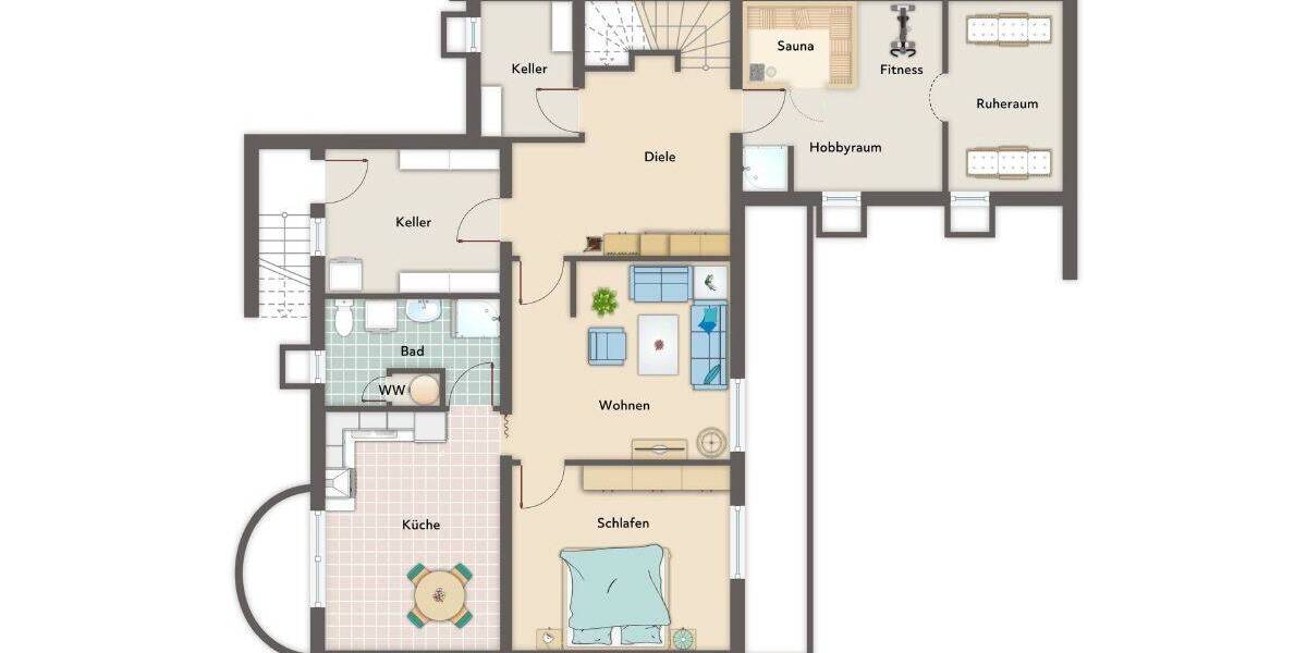 Bungalow Remseck Neckargröningen - 6 Zimmer, 185 m&sup2;, 650.000&euro; | Angebot:26891337