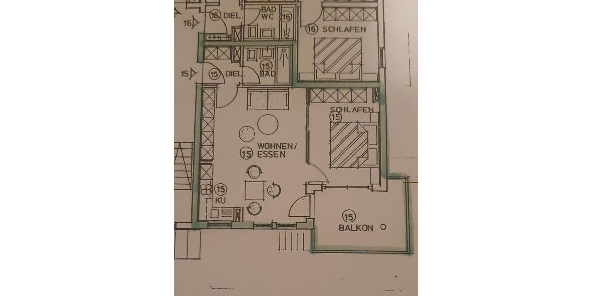 Etagenwohnung Sachsenheim - 2 Zimmer, 47 m&sup2;, 219.000&euro; | Angebot:27236685