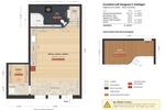 Erdgeschoßwohnung Esslingen am Neckar - 2 Zimmer, 56 m&sup2;, 750&euro; | Angebot:27595316