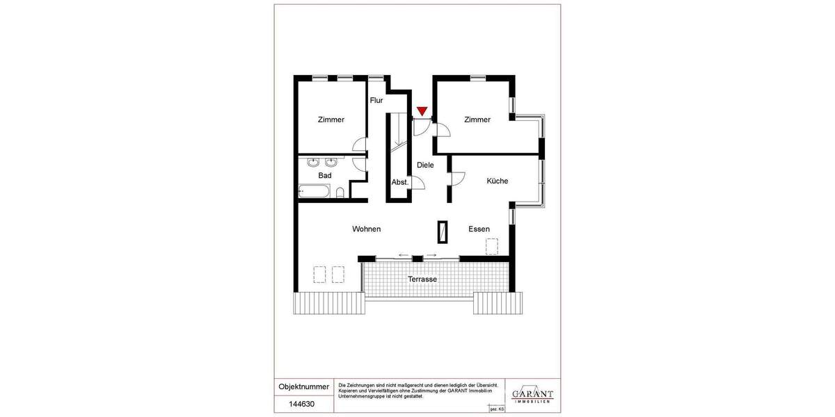 Etagenwohnung Stuttgart Schönberg - 3 Zimmer, 110 m&sup2;, 1.300&euro; | Angebot:24827277