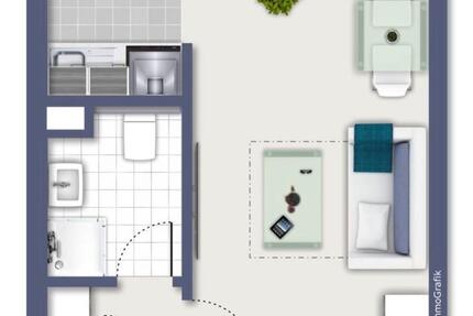 Wohnung Pforzheim Nordstadt - 1 Zimmer, 25 m&sup2;, 650&euro; | Angebot:25300828