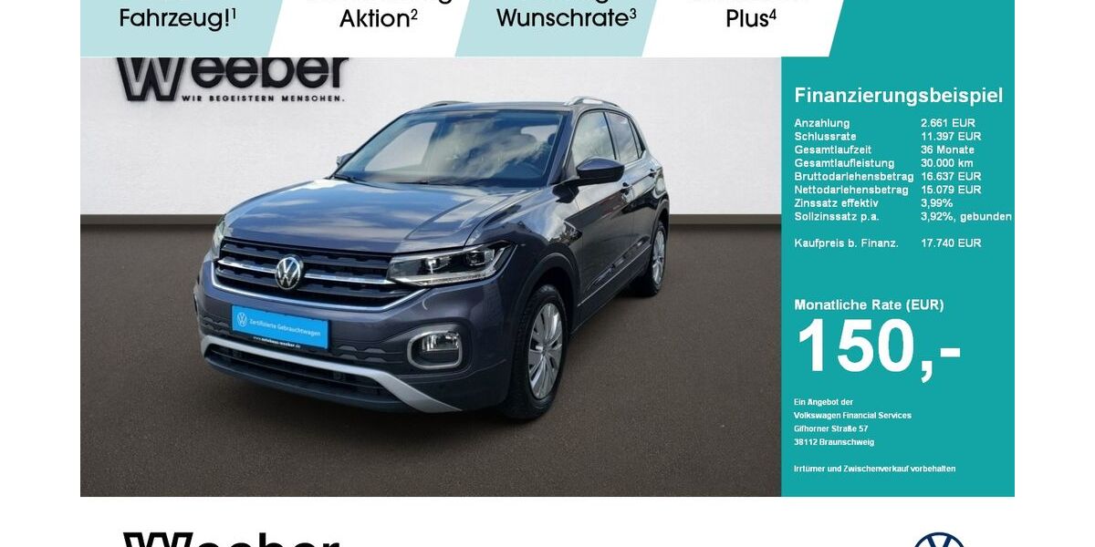 VW T-Cross 43.834 km 17.550 &euro; Calw 75365