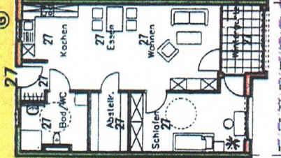 Etagenwohnung Herrenberg - 2 Zimmer, 78 m&sup2;, 864&euro; | Angebot:26234675