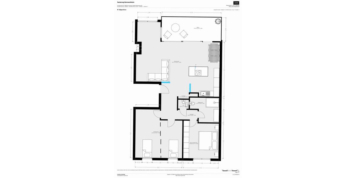Dachgeschoßwohnung Kornwestheim - 4 Zimmer, 108 m&sup2;, 560.000&euro; | Angebot:25888003