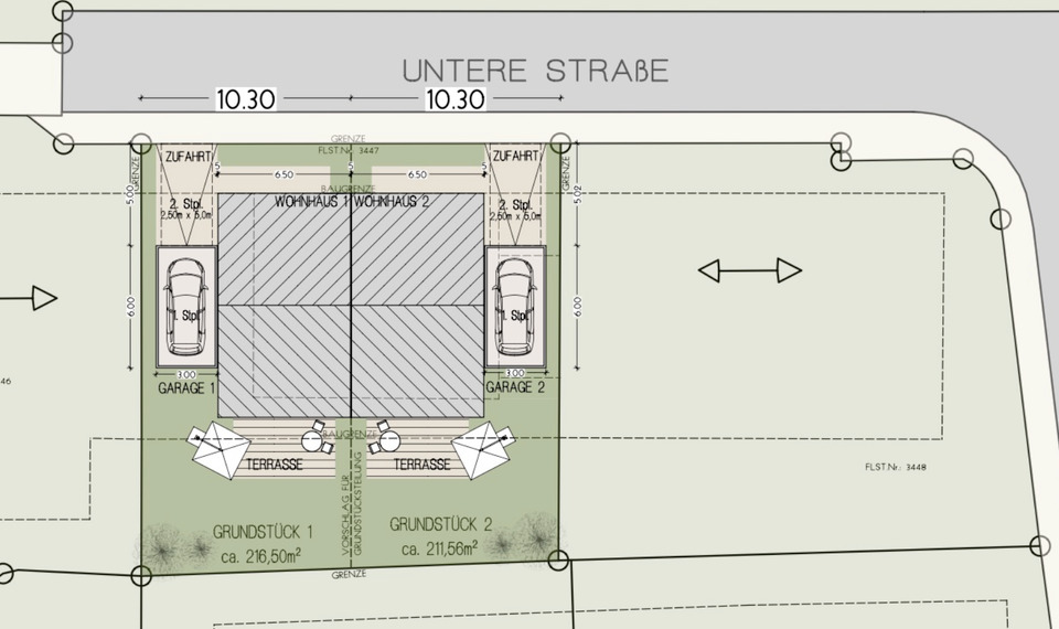 Doppelhaushälfte Frickenhausen - 4 Zimmer, 127 m&sup2;, 1.930&euro; | Angebot:25509742