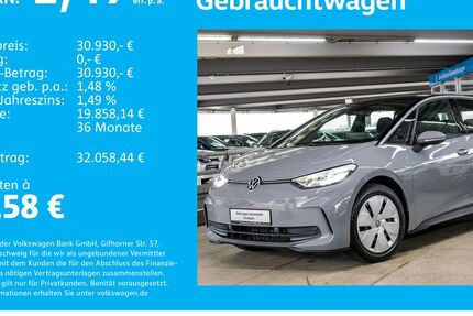 VW ID.3 26.788 km 30.930 € Stuttgart-Wangen 70188