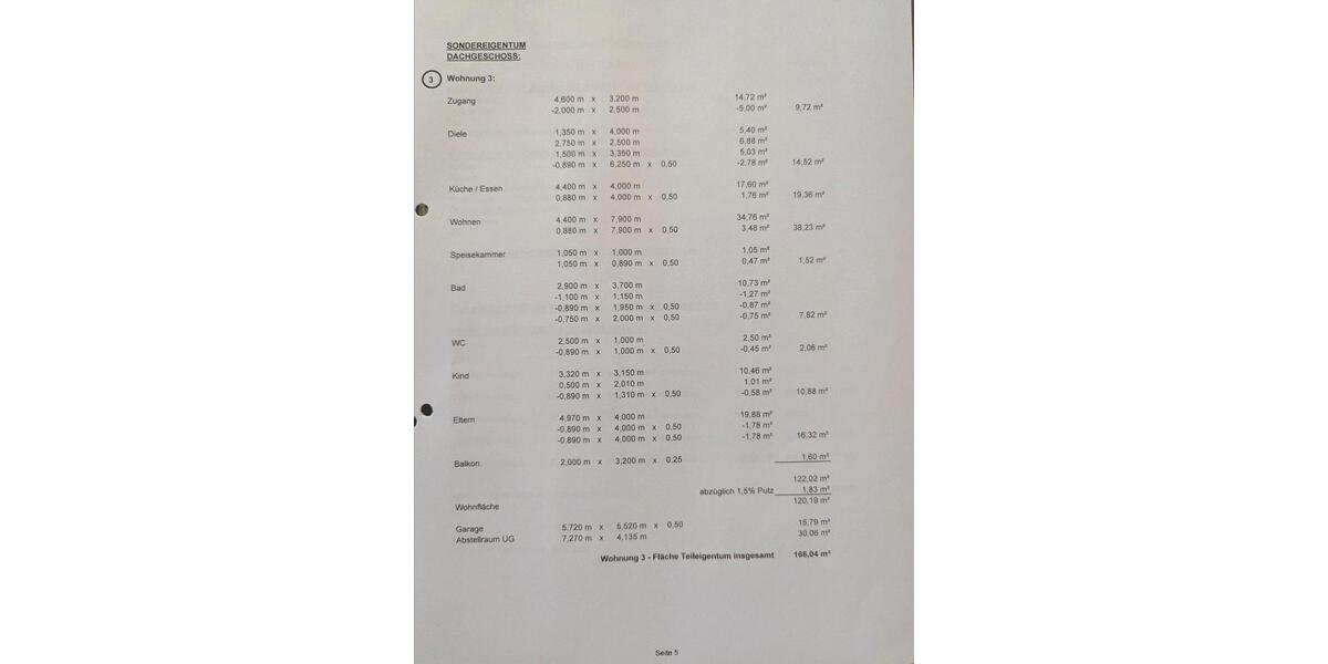 Dachgeschoßwohnung Jettingen - 3 Zimmer, 120 m&sup2;, 389.000&euro; | Angebot:24300540