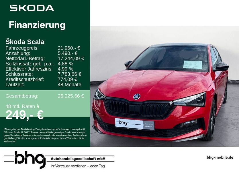 Skoda Scala 94.400 km 21.960 € Tübingen 72072