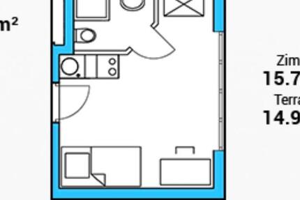 Wohnung Leonberg - 1 Zimmer, 1 m&sup2;, 420&euro; | Angebot:26455880