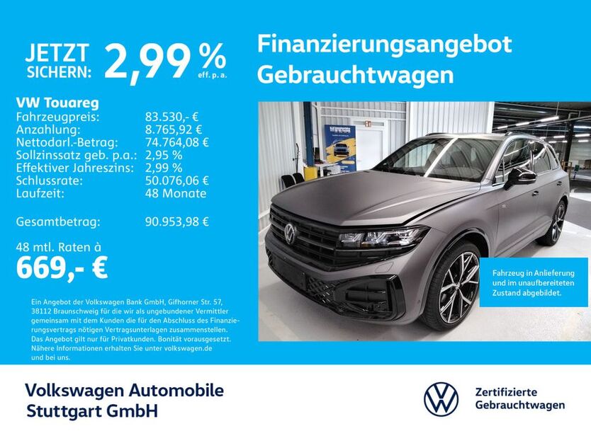 VW Touareg 9.933 km 83.530 € Stuttgart-Feuerbach 70469