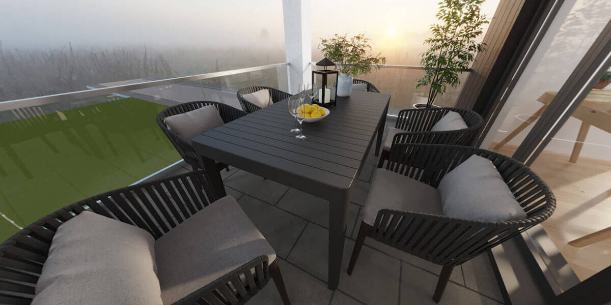 Licht. Raum. Lebensqualität - 4-Zimmer-Wohnung mit großzügiger Loggia 4 zimmer