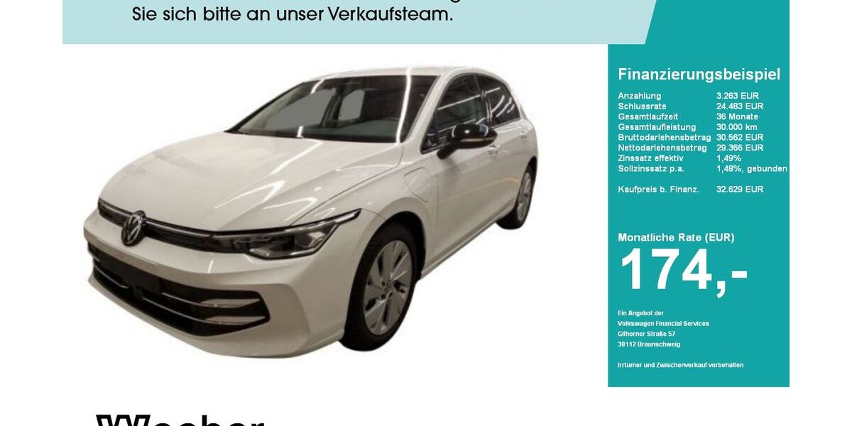 VW Golf 3.787 km 32.629 &euro; Weil der Stadt 71263