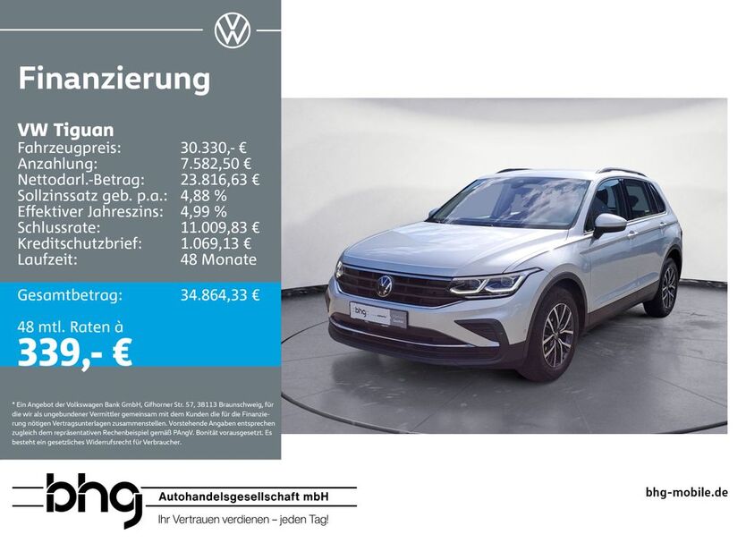 VW Tiguan 55.072 km 29.760 € Reutlingen 72770