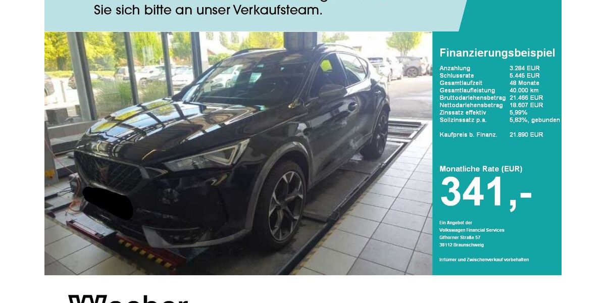Cupra Formentor 77.804 km 21.890 &euro; Herrenberg 71083