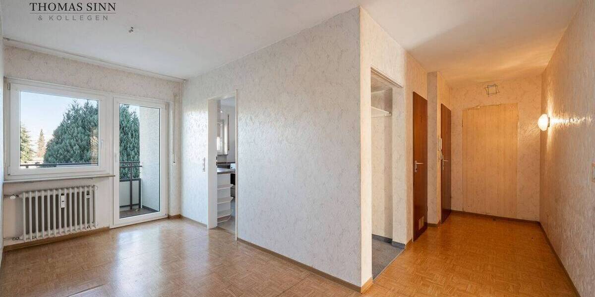 Modernisierungsbedürftige 3,5 Zimmer Wohnung mit schönem Blick ins Grüne - Sofort frei! 3 zimmer