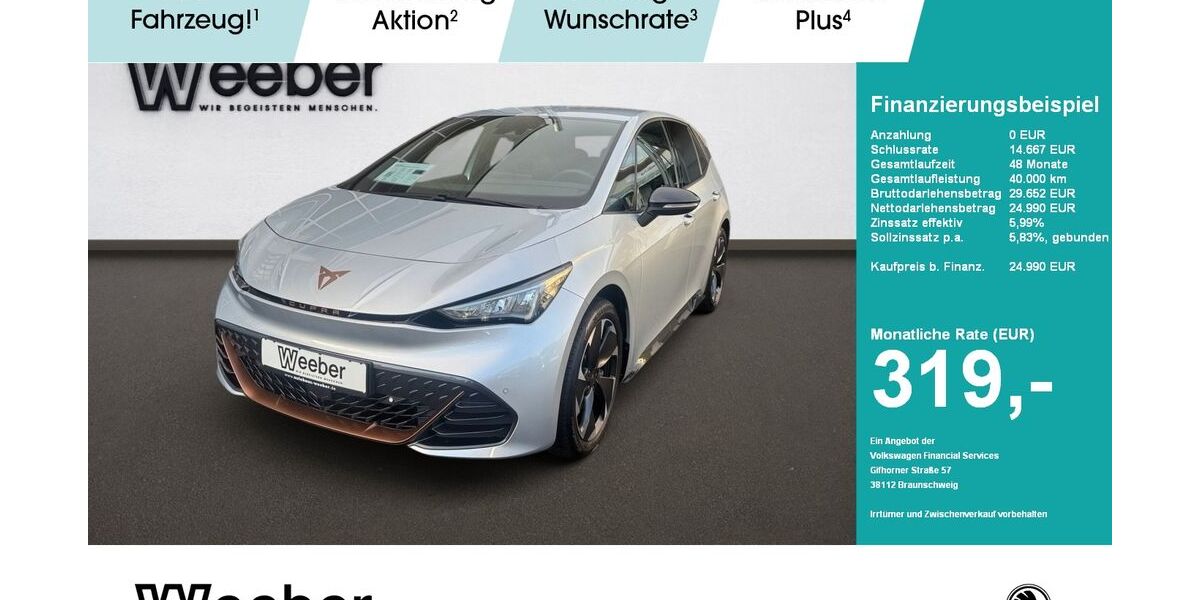 Cupra Born 24.990 km 24.690 &euro; Weil der Stadt 71263