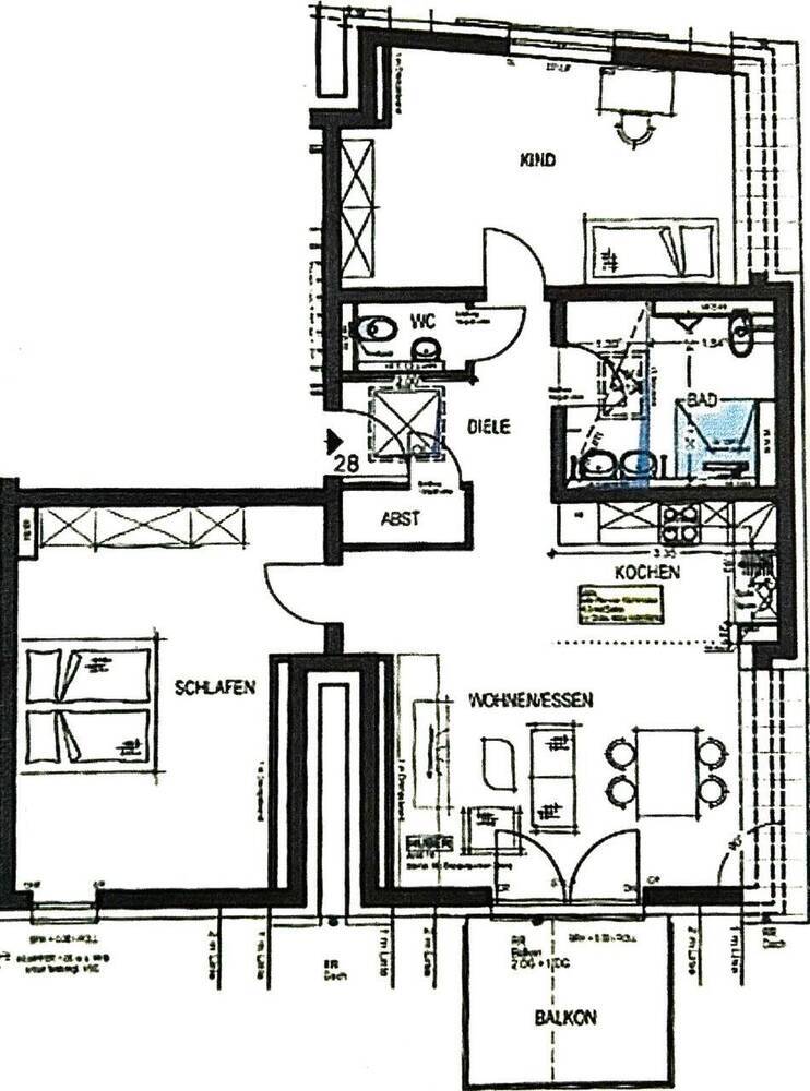 EXKLUSIVE-NEUBAU-ERSTBEZUG! Traumhafte DG-Wohnung mit Top-Ausstattung (Balkon, EBK, Aufzug uvm.) in sonniger direkter City-Lage!