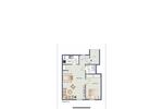 Dachgeschoßwohnung Ludwigsburg Eglosheim - 2.5 Zimmer, 56 m&sup2;, 1.270&euro; | Angebot:27542523
