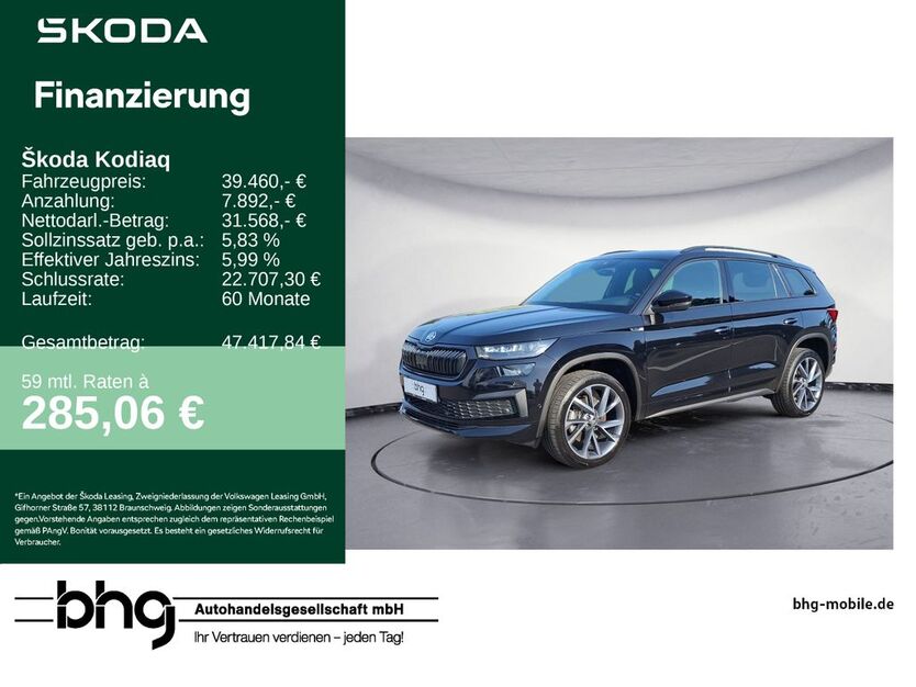 Skoda Kodiaq 76.903 km 38.990 € Tübingen 72072