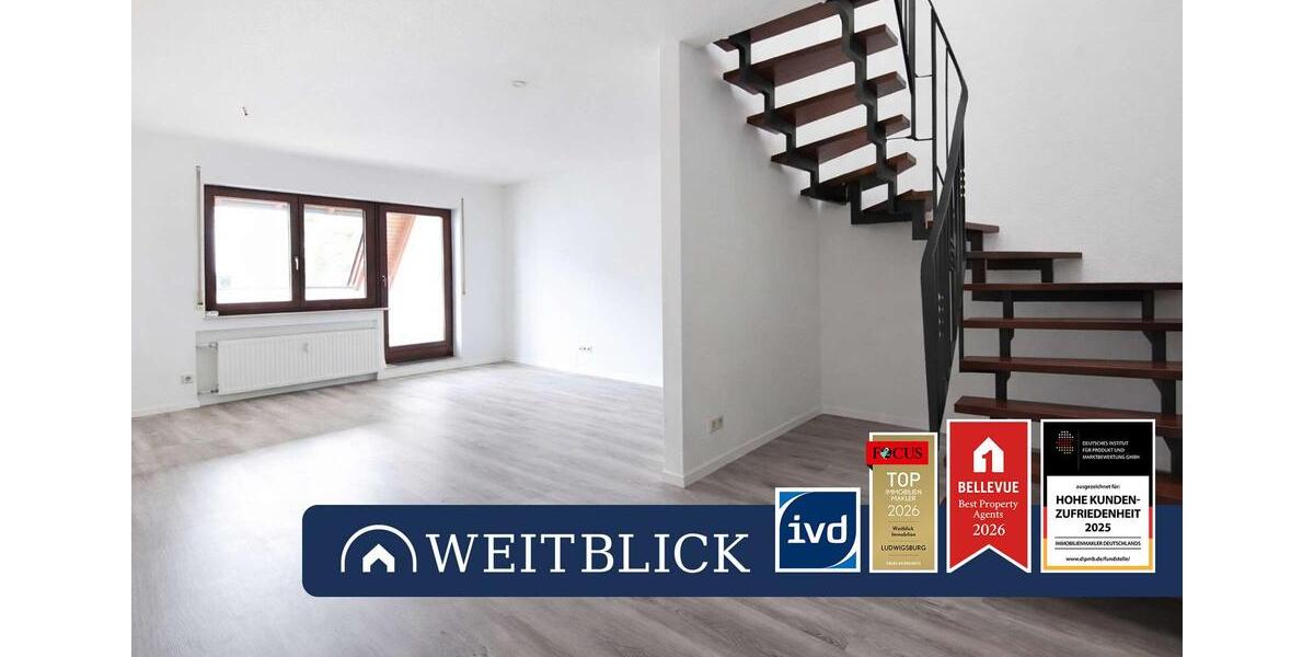 Etagenwohnung Ludwigsburg - 3 Zimmer, 102 m&sup2;, 1.400&euro; | Angebot:26103087