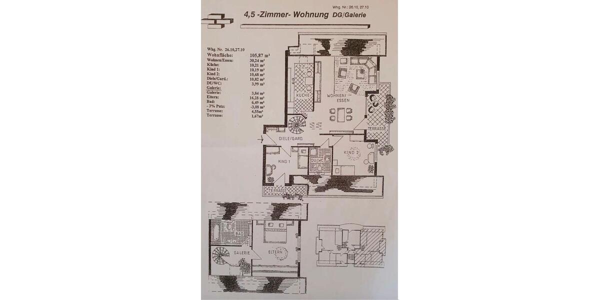 Maisonettenwohnung Neuhausen auf den Fildern - 4.5 Zimmer, 104 m&sup2;, 520.000&euro; | Angebot:25299402