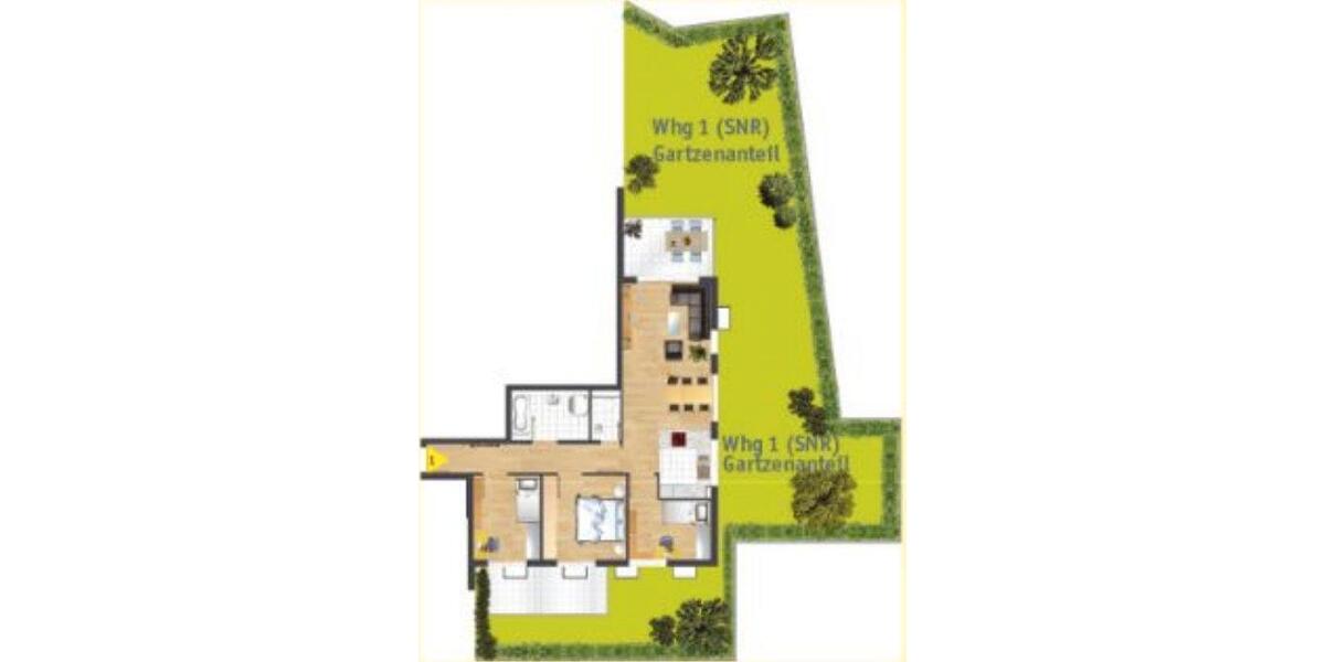 Erdgeschoßwohnung Esslingen am Neckar - 4 Zimmer, 92 m&sup2;, 599.000&euro; | Angebot:26042041