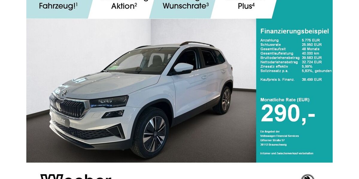 Skoda Karoq 1.999 km 38.499 &euro; Leonberg 71229