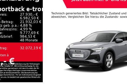Audi Q4 e-tron 34.951 km 27.930 € Reutlingen 72760