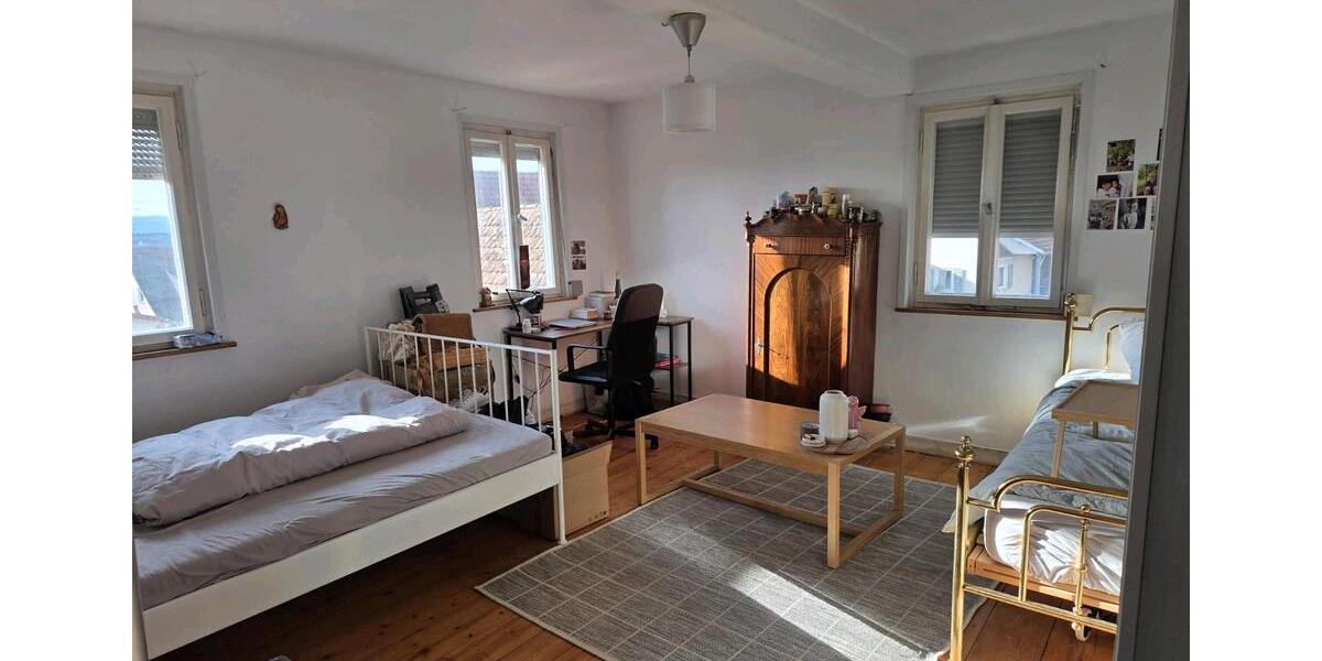 Etagenwohnung Tübingen Lustnau - 1 Zimmer, 120 m&sup2;, 550&euro; | Angebot:24750407