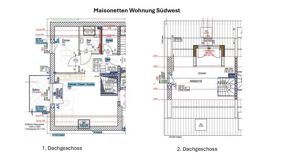Maisonettenwohnung Jettingen - 3.5 Zimmer, 73 m&sup2;, 997&euro; | Angebot:26597562