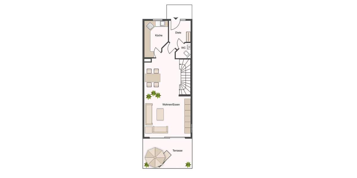 Reihenmittelhaus Stuttgart Neugereut - 4 Zimmer, 120 m&sup2;, 679.000&euro; | Angebot:24794184