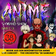 Anime Sympho-Show - 38 Samurai Orchestra 03.11.2025 Kultur- und Kongresszentrum Liederhalle Stuttgart