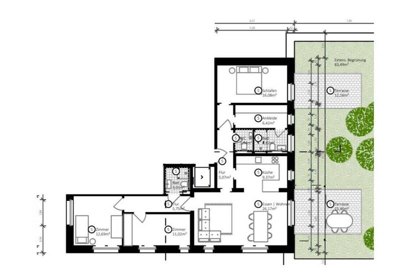 Neubau - Modernes Wohnen in bester Lage von Sindelfingen 4 zimmer