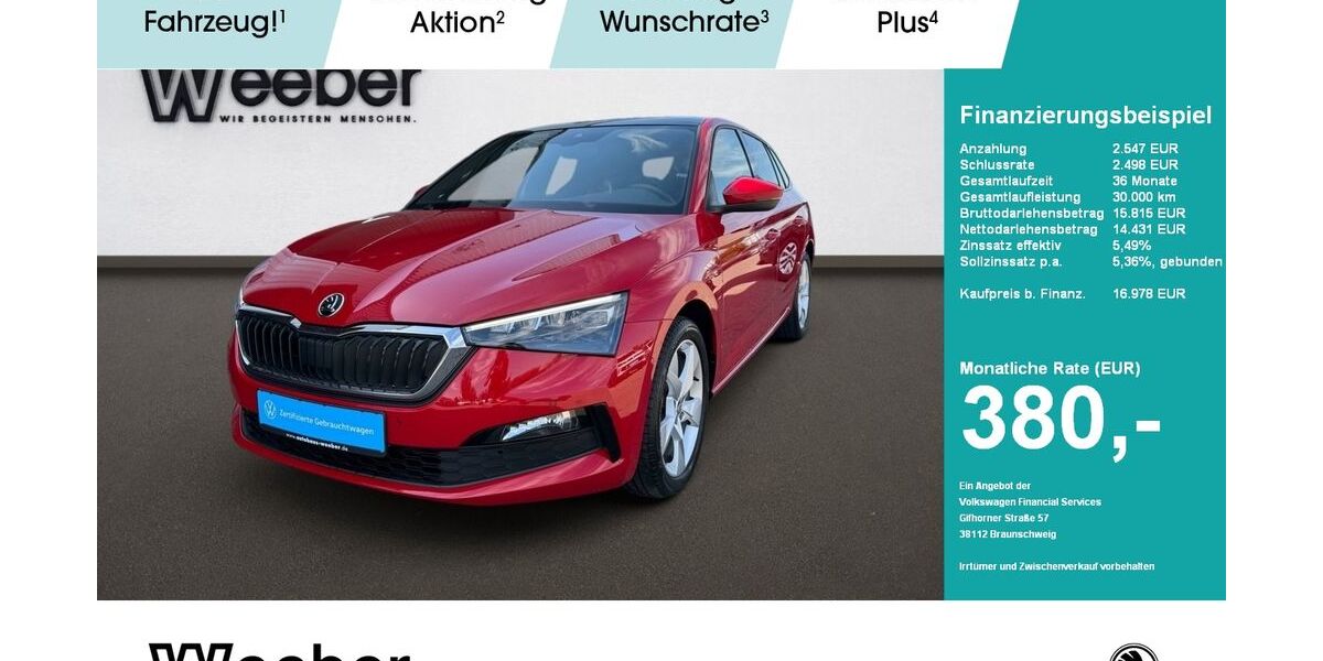 Skoda Scala 57.288 km 16.977 &euro; Calw 75365