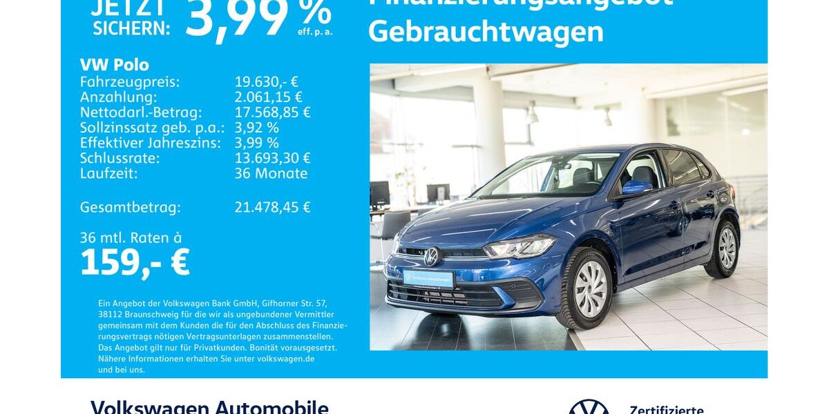 VW Polo 16.471 km 19.630 € Stuttgart-Wangen 70188