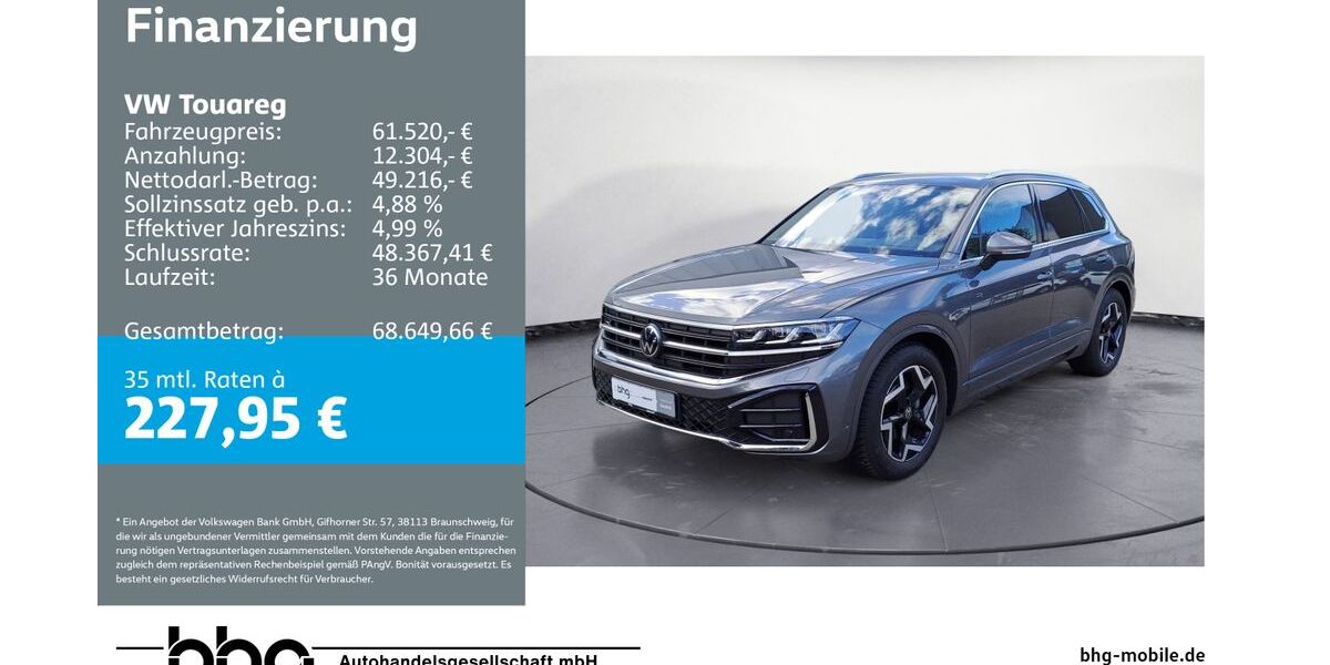 VW Touareg 25.739 km 59.950 &euro; Reutlingen 72770