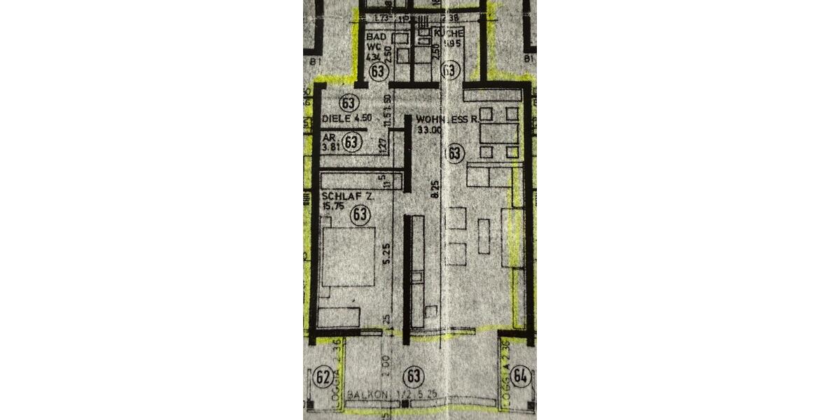 Etagenwohnung Sindelfingen Darmsheim - 2.5 Zimmer, 70 m&sup2;, 900&euro; | Angebot:26293123