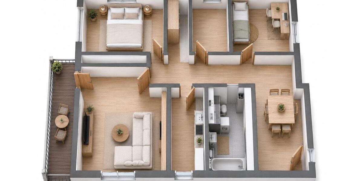 Etagenwohnung Asperg - 4.5 Zimmer, 108 m&sup2;, 399.000&euro; | Angebot:26645401
