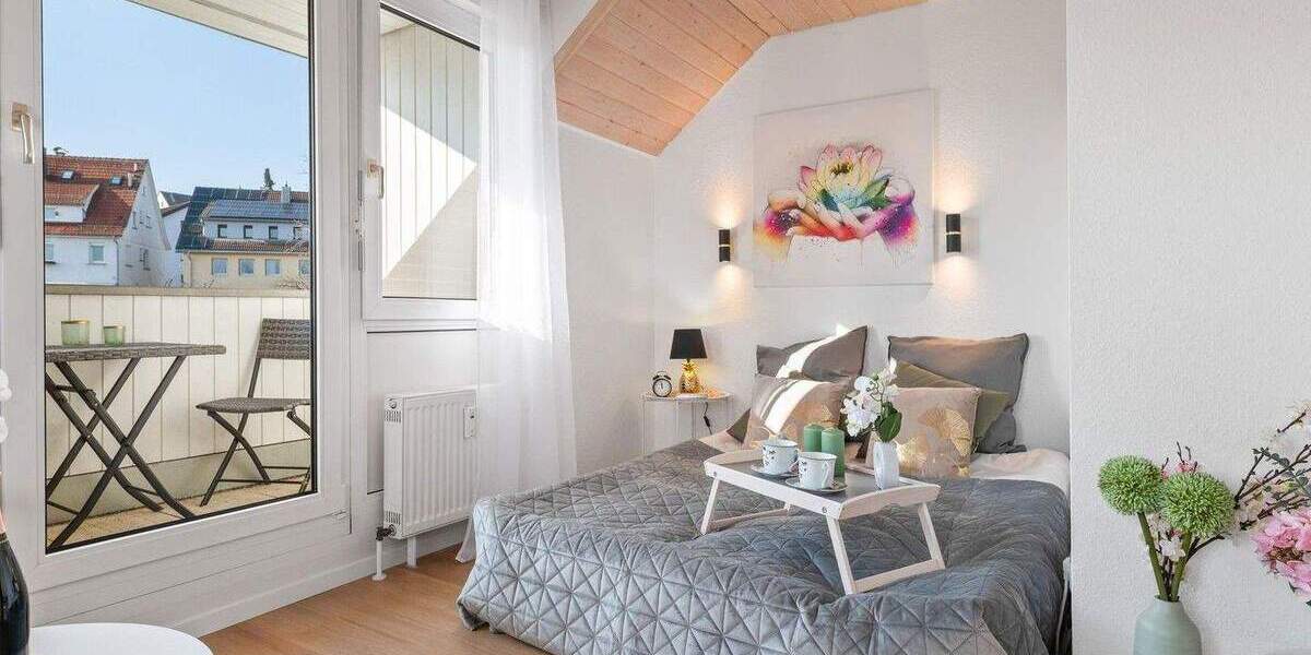 Etagenwohnung Esslingen Krummenacker - 1 Zimmer, 38 m&sup2;, 159.900&euro; | Angebot:24711895