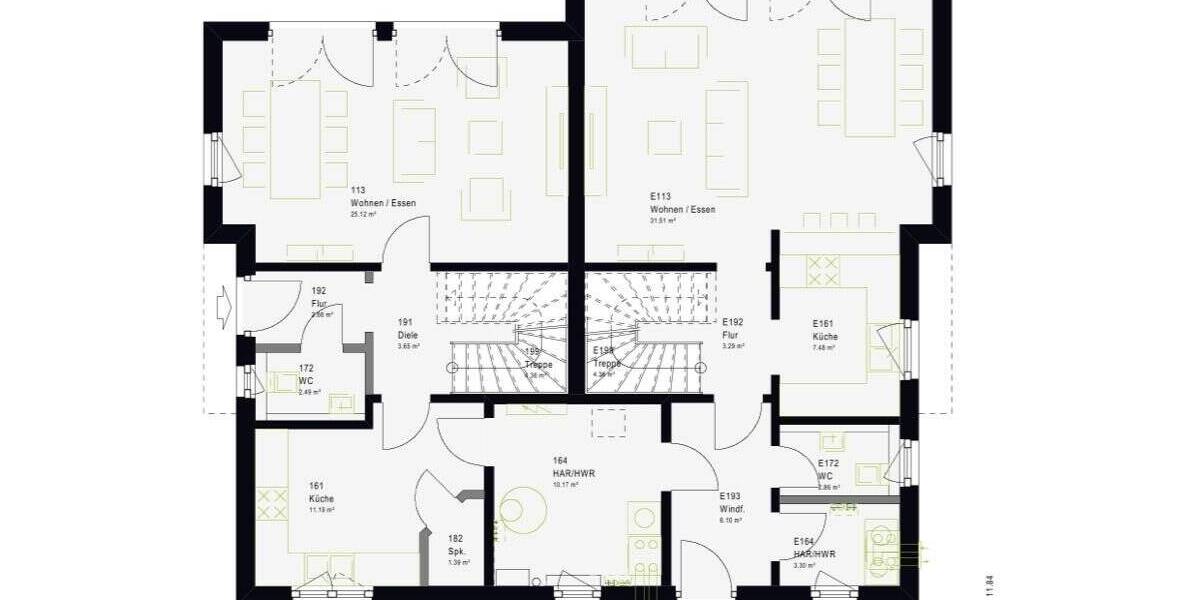 Einfamilienhaus Rottenburg am Neckar Obernau - 8 Zimmer, 241 m&sup2;, 642.989&euro; | Angebot:26391355